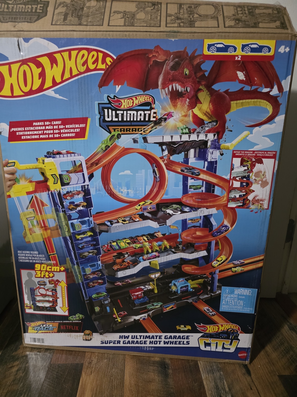 Hot Wheels Ultimate Garage Playset - Red & Yellow